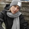 Appliqué patch beanie