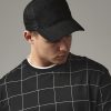 Suede snapback trucker