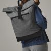 Roll-top backpack