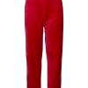 The kids Ribbon luxury Eskimo-style fleece pants