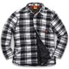 Worker padded checked shirt